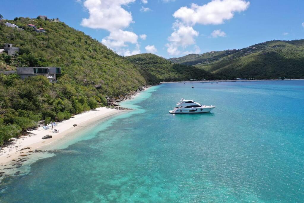 Sailfish Villa Luxury Beachfront Estate Magens Bay Cruz Bay Екстер'єр фото