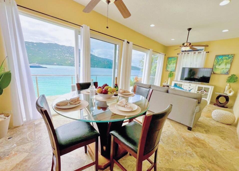 Sailfish Villa Luxury Beachfront Estate Magens Bay Cruz Bay Екстер'єр фото